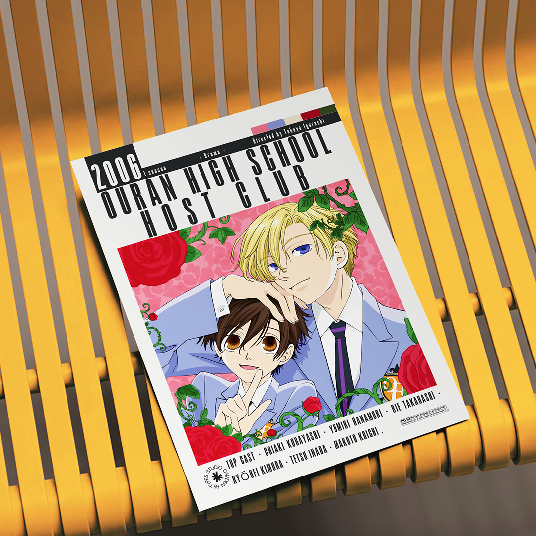 Ouran High School Host Club Anime Poster | Wall Art Print UK