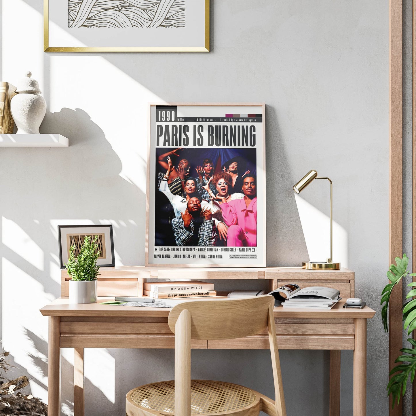Paris Is Burning 1990 LGBTQ+ documentary poster — Harlem drag ball culture Black Latino queer vogue wall art print UK
 - 98types
