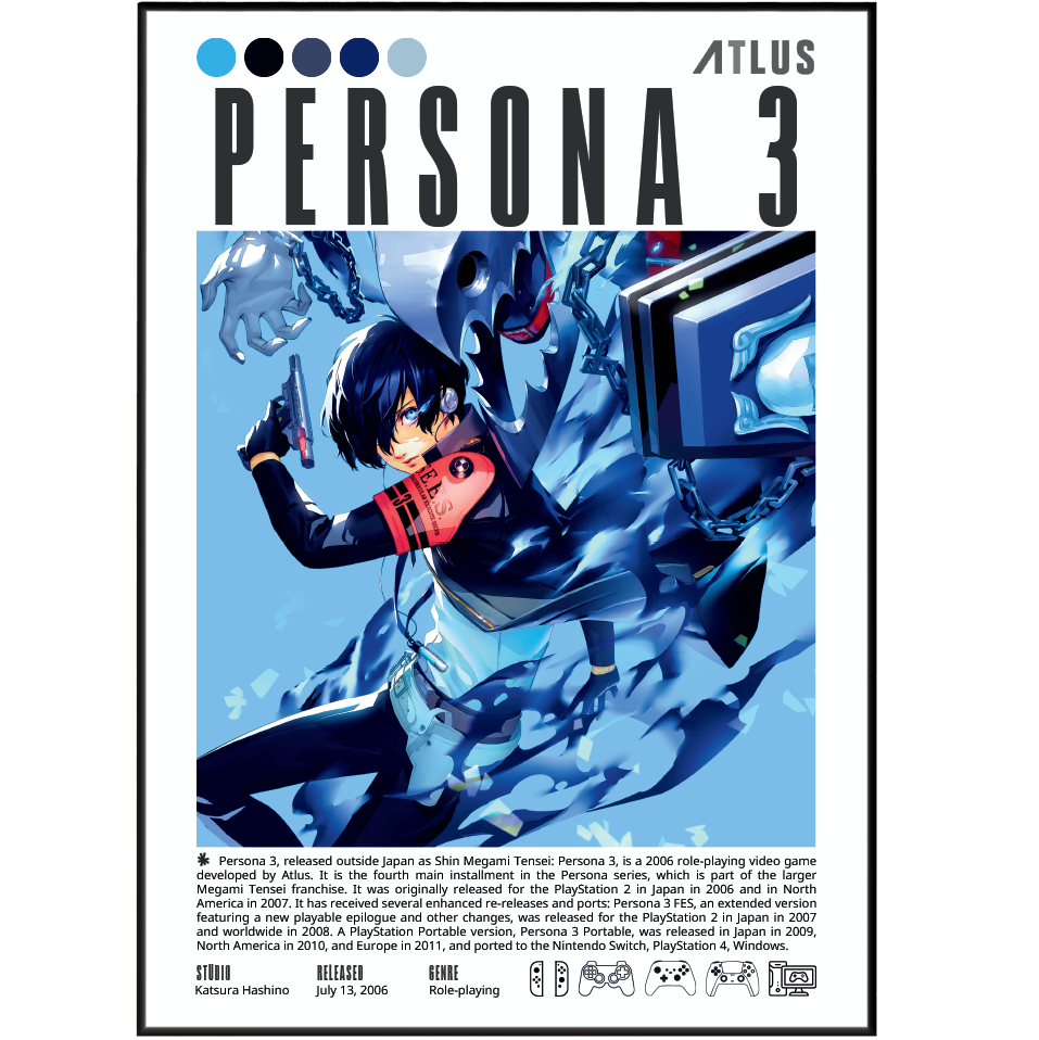 Persona 3 Video Game Posters