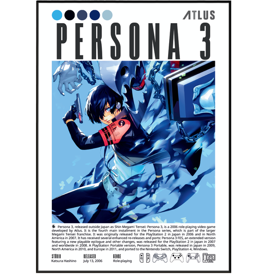Persona 3 Video Game Posters