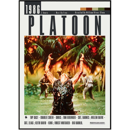 Platoon (1986) Movie Poster - 98types