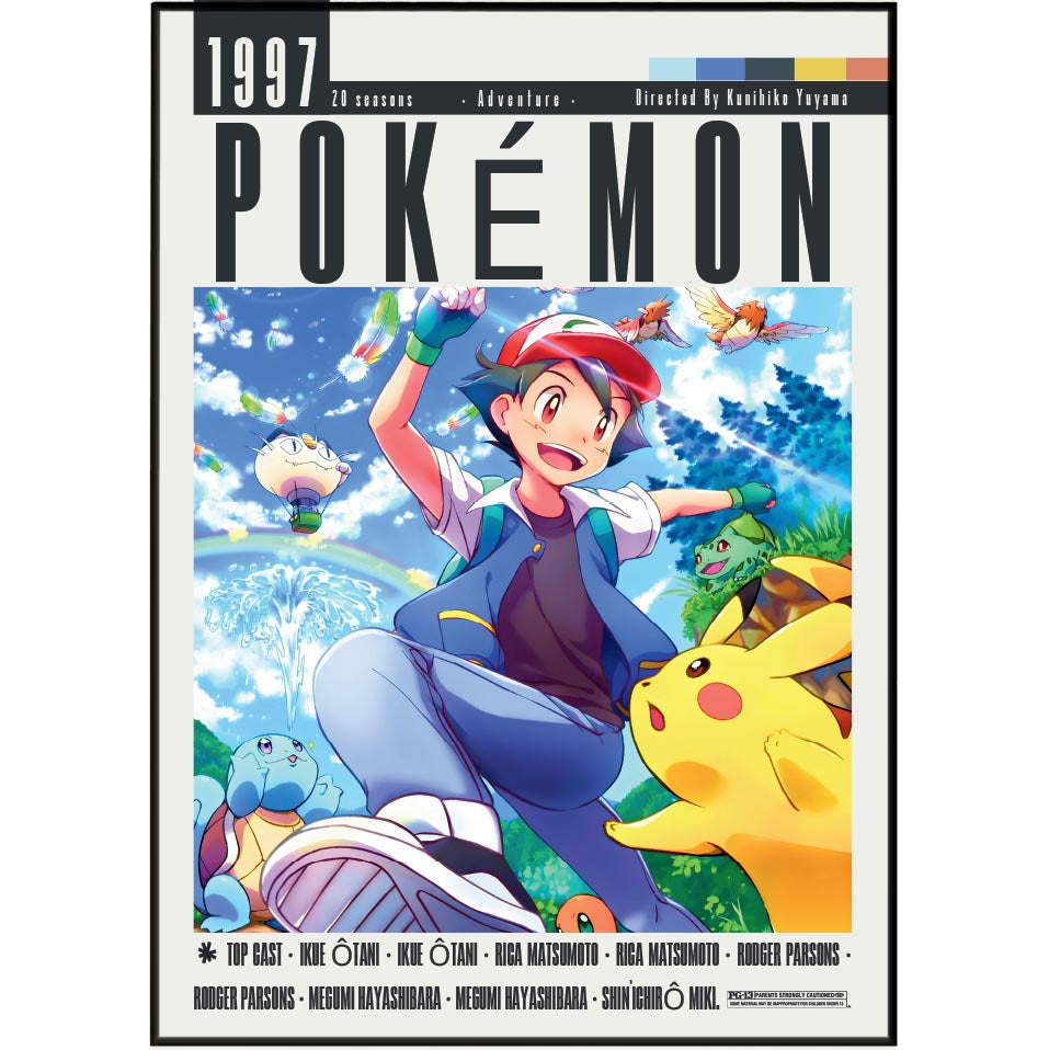 Pokémon (1997) Anime Posters