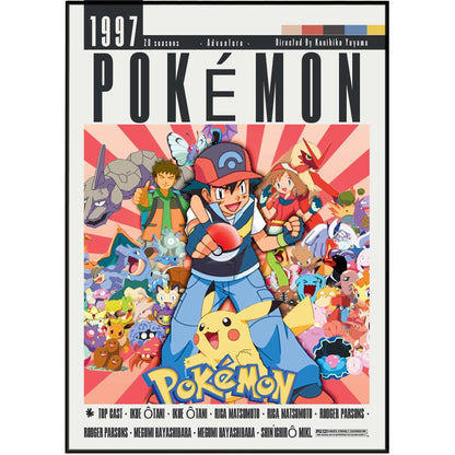 Pokémon (1997) Anime Poster