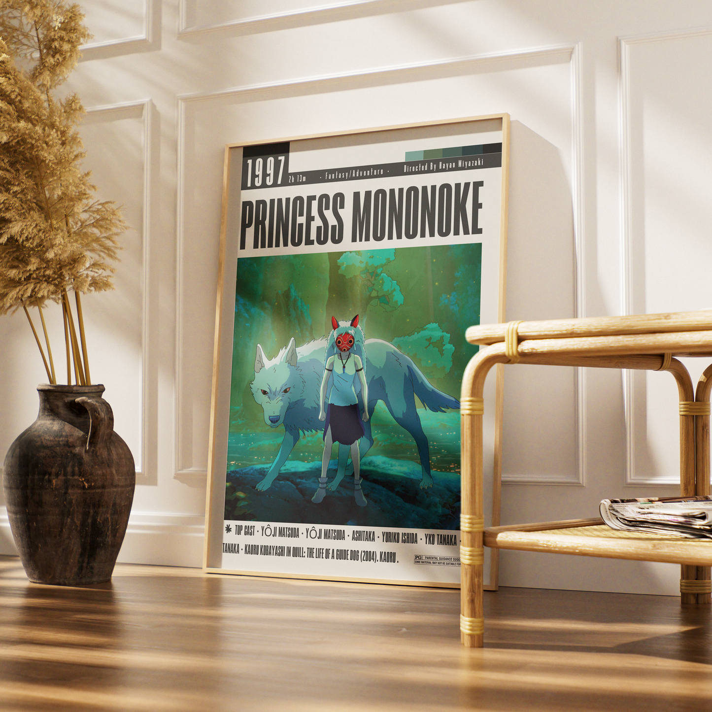 Princess Mononoke (1997) Studio Ghibli Movie Posters