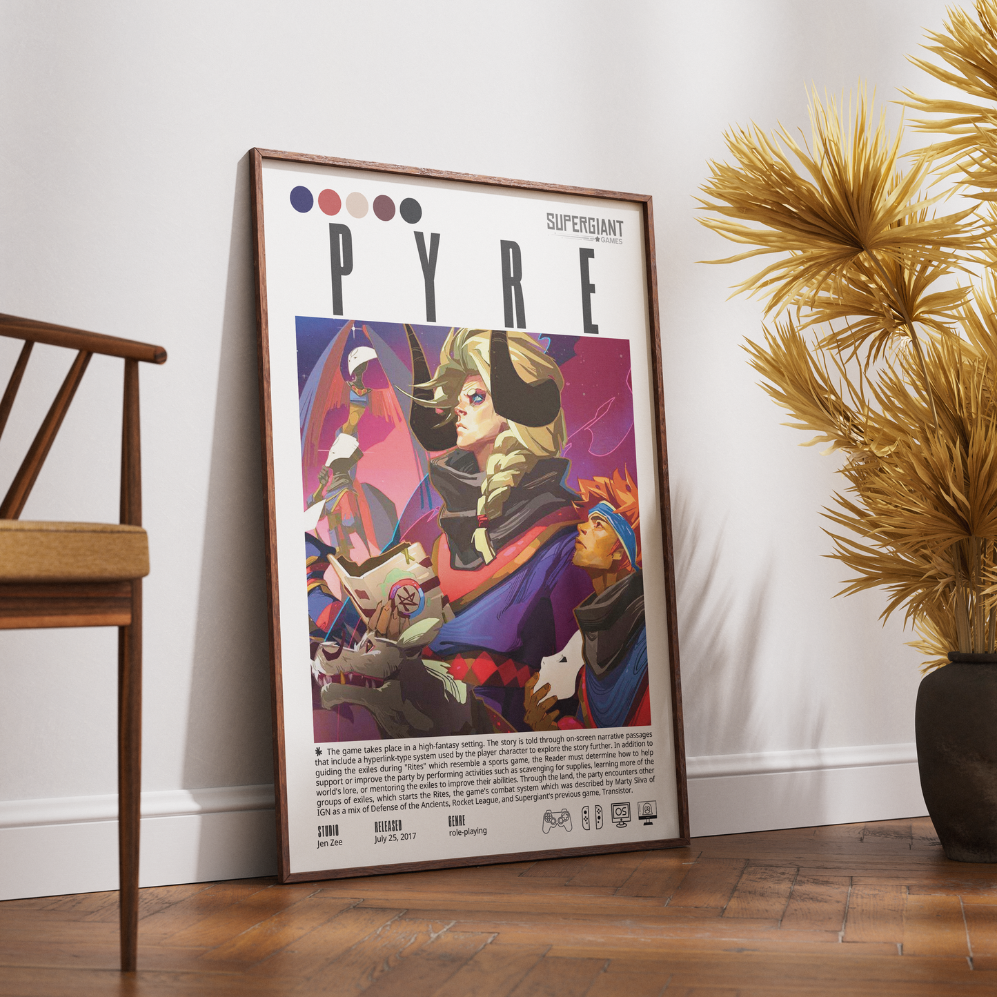 Pyre Video Game Poster