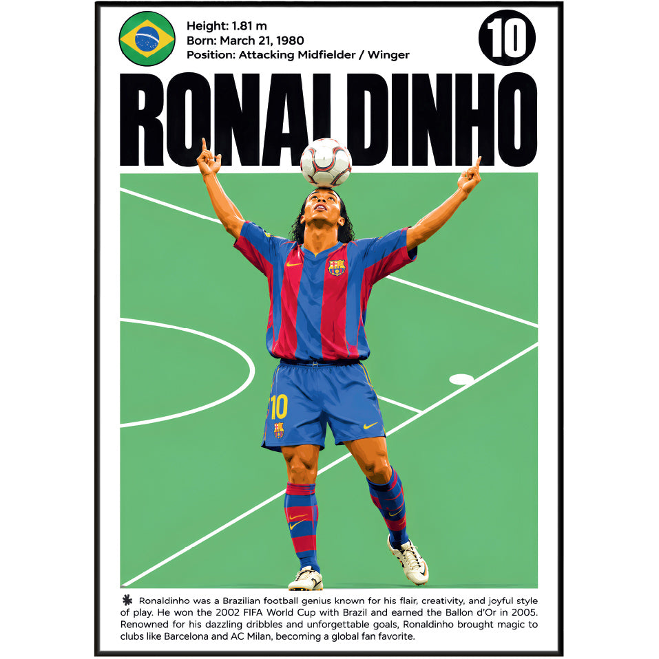 Ronaldinho Poster poster print, view 2 – 98types