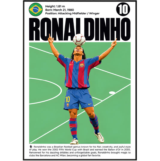 Ronaldinho Poster poster print, view 2 – 98types