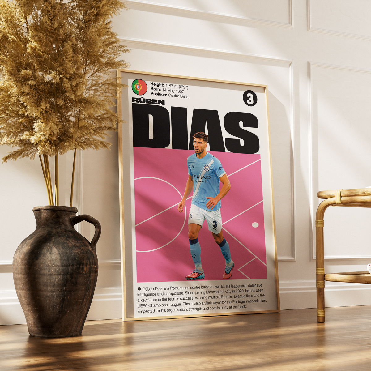Rúben Dias football poster – Rúben Dias Football Poster – 98types