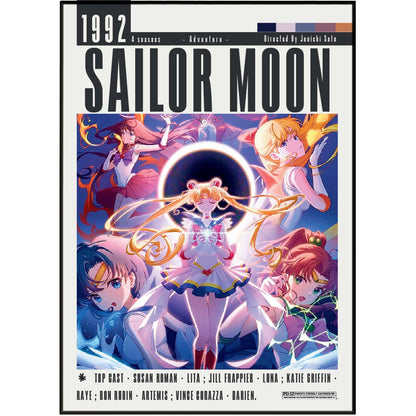 Sailor Moon 1992 anime poster art print UK
