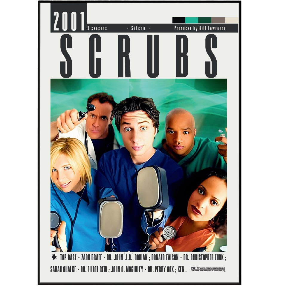Scrubs (2001) TV Series Posters