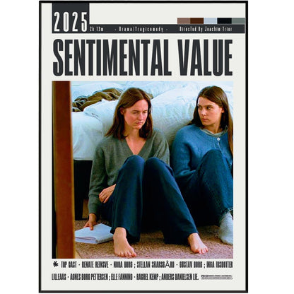 Sentimental Value 2025 Movie Posters
