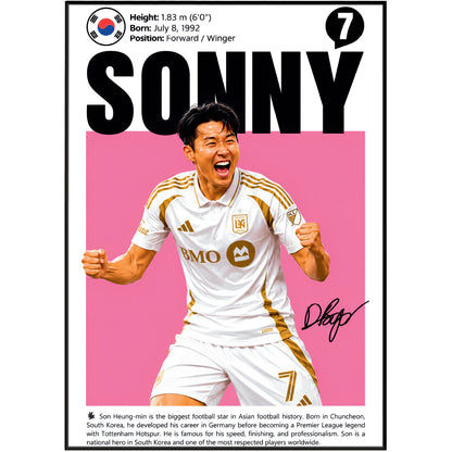 Son Heung-min Poster poster print UK – 98types