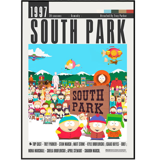South Park Tv Serie Posters