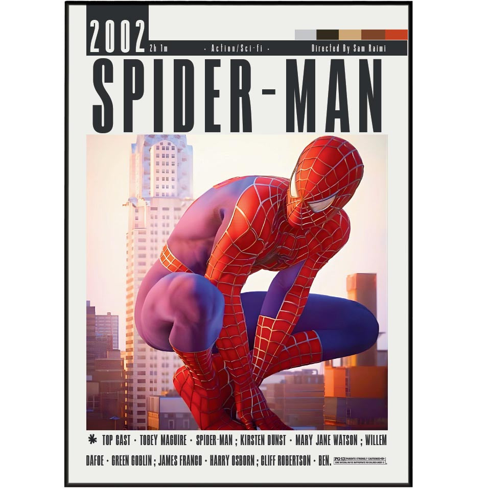 Spider-Man (2002) Movie Poster