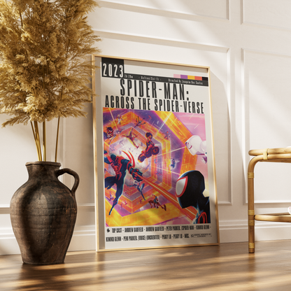 Spiderman Across the Spider-Verse (2023) Movies Poster