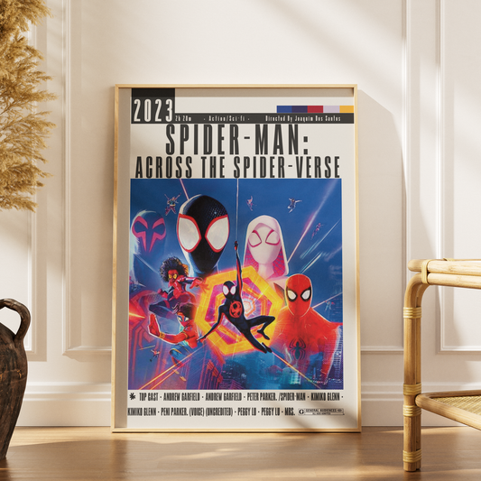 Spiderman Across the Spider-Verse (2023) Movies Poster