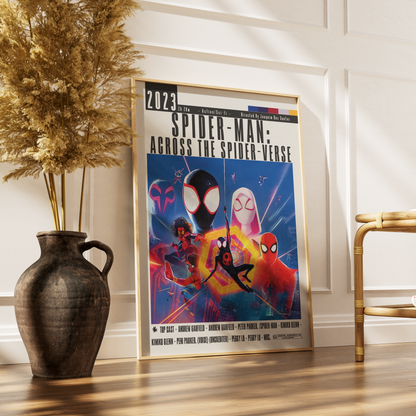 Spiderman Across the Spider-Verse (2023) Movies Poster