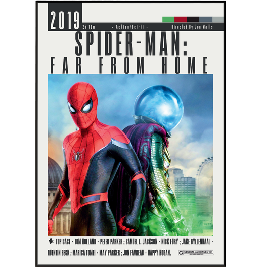 Spiderman Far From Home (2019) Movie Posters
