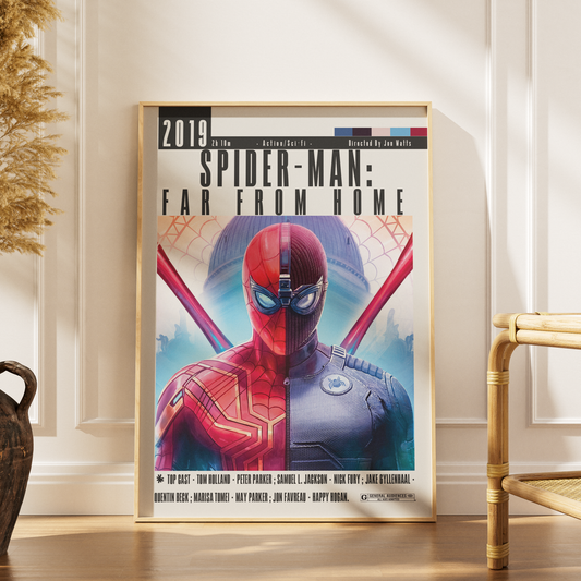 Spiderman Far From Home (2019) Movies Poster