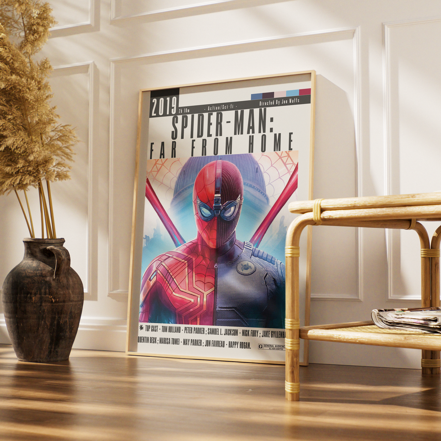 Spiderman Far From Home (2019) Movies Poster