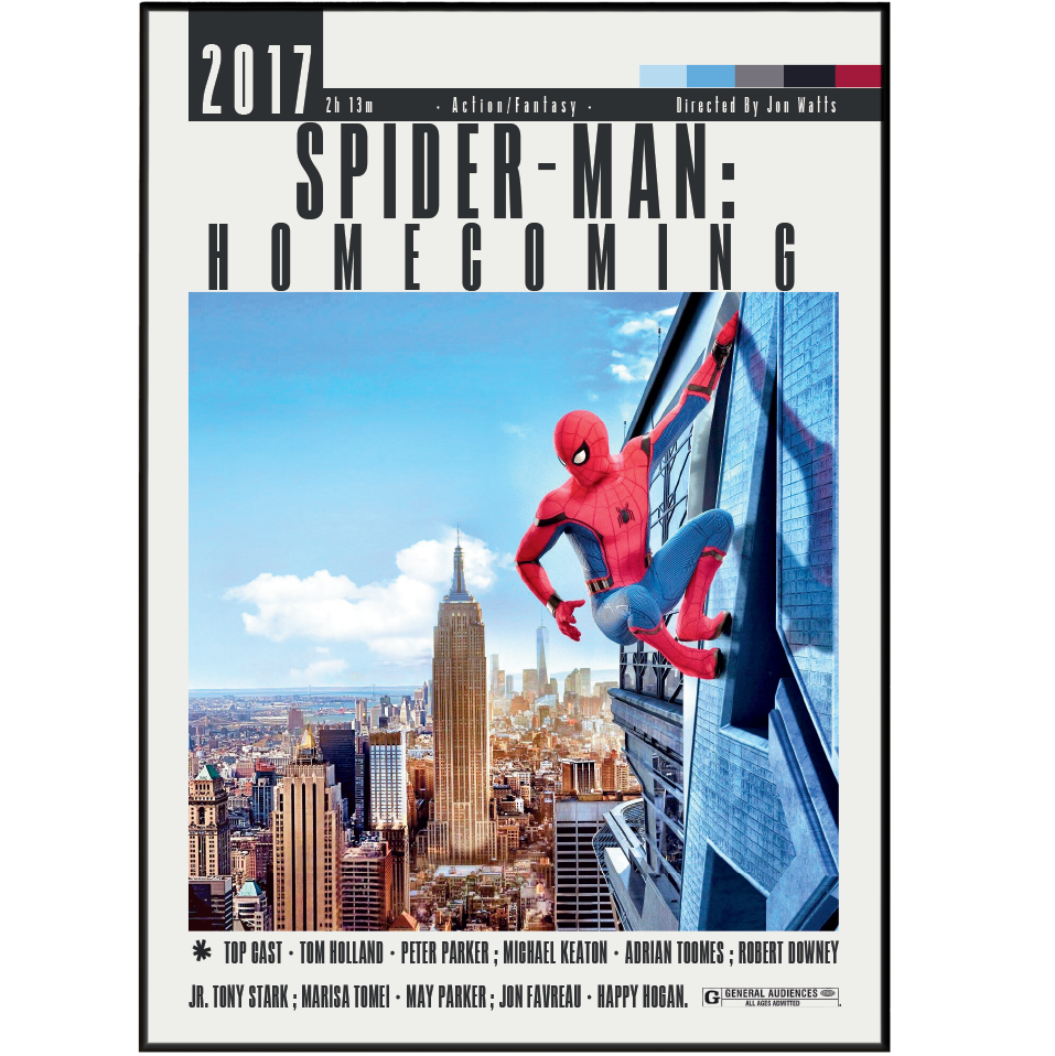 Spider-Man: Homecoming 2017 Movie Poster