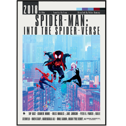 Spider-Verse 2018 Movie Poster