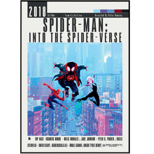 Spider-Verse 2018 Movie Poster