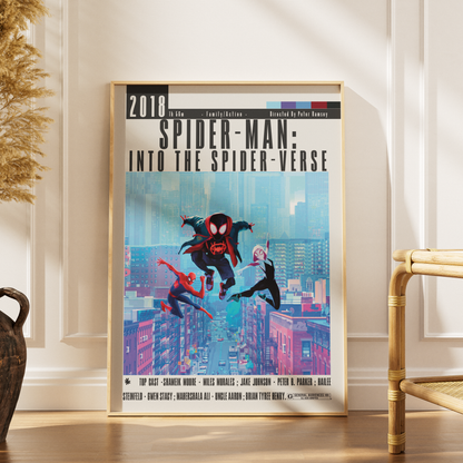 Spider-Verse 2018 Movie Poster