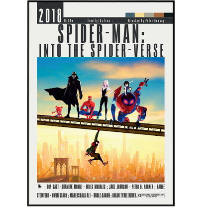 Spider-Verse 2018 Movie Posters