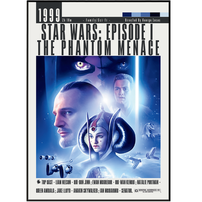 Star Wars: The Phantom Menace 1999 Movie Poster