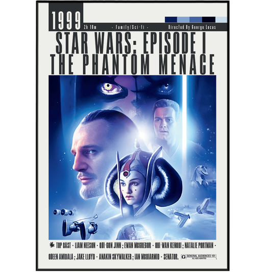 Star Wars: The Phantom Menace 1999 Movie Poster