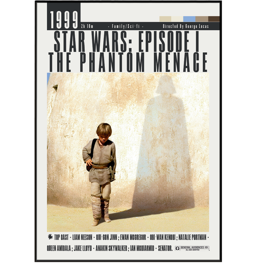 Star Wars: The Phantom Menace (1999) Movie Poster