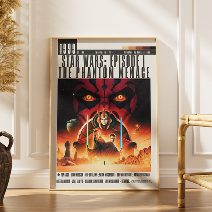 Star Wars: The Phantom Menace 1999 Movie Poster
