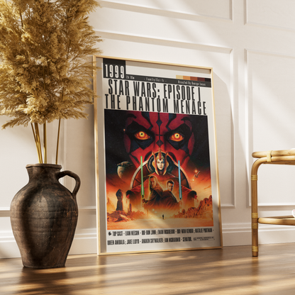 Star Wars: The Phantom Menace 1999 Movie Poster