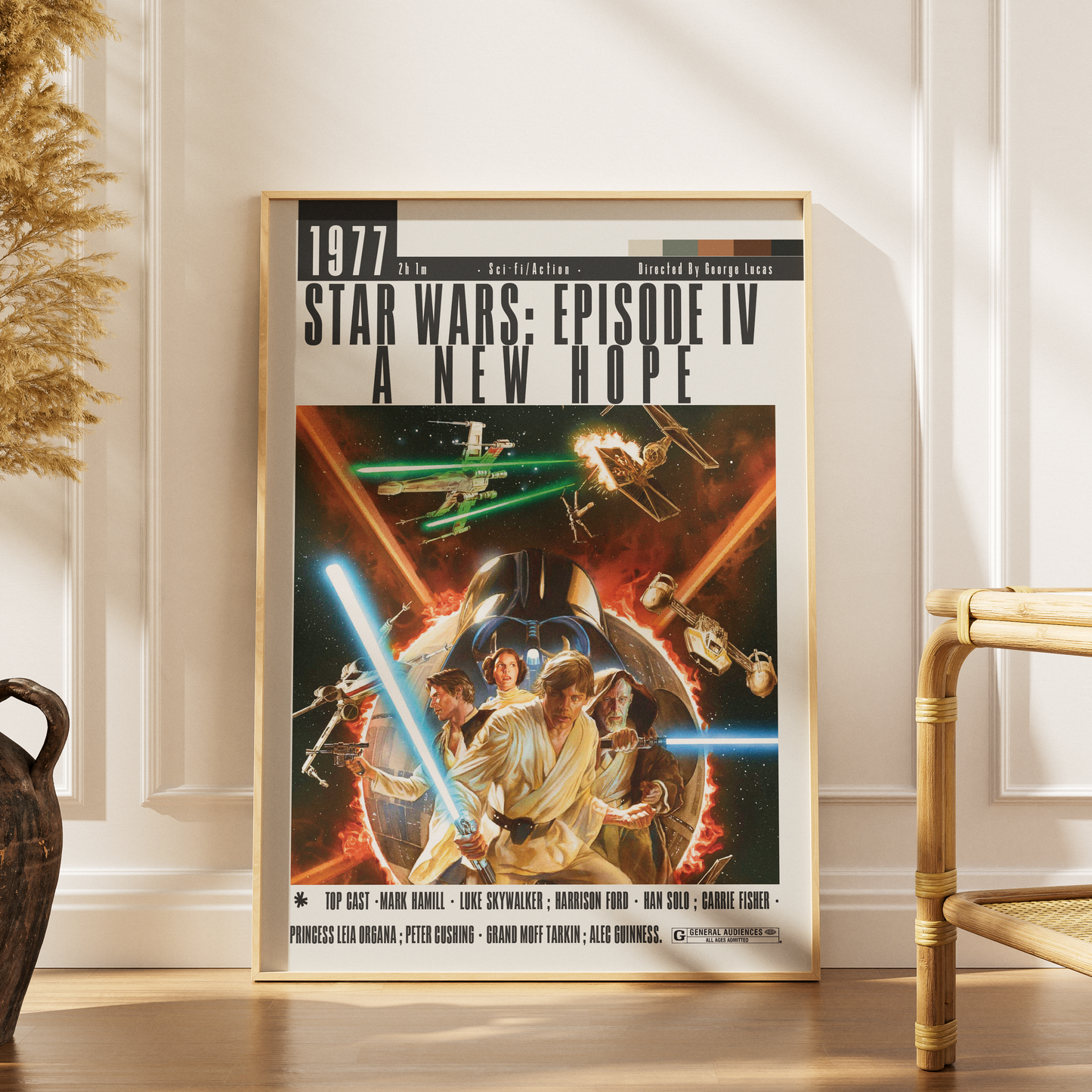Star Wars: A New Hope 1977 Movie Poster