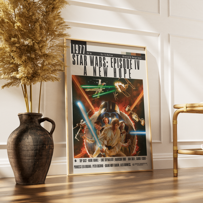 Star Wars: A New Hope 1977 Movie Poster