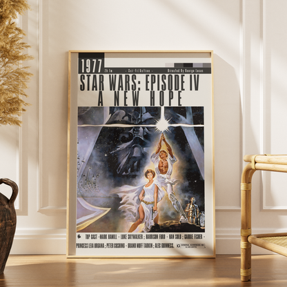 Star Wars: A New Hope 1977 Movie Posters