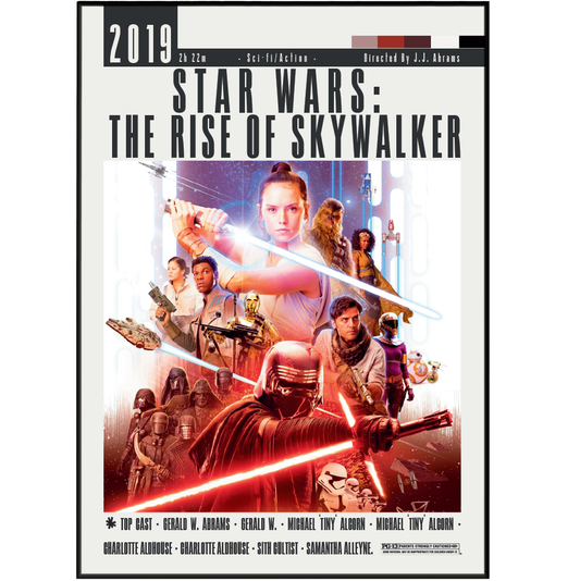 Star Wars: The Rise of Skywalker 2019 Movie Poster