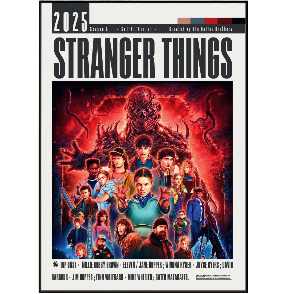 Stranger Things Season 5 Posters