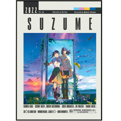 Suzume (2022) Anime Posters