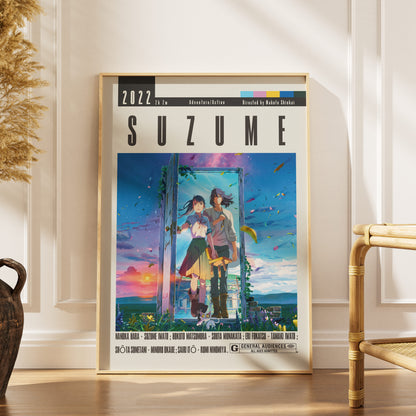 Suzume (2022) Anime Posters