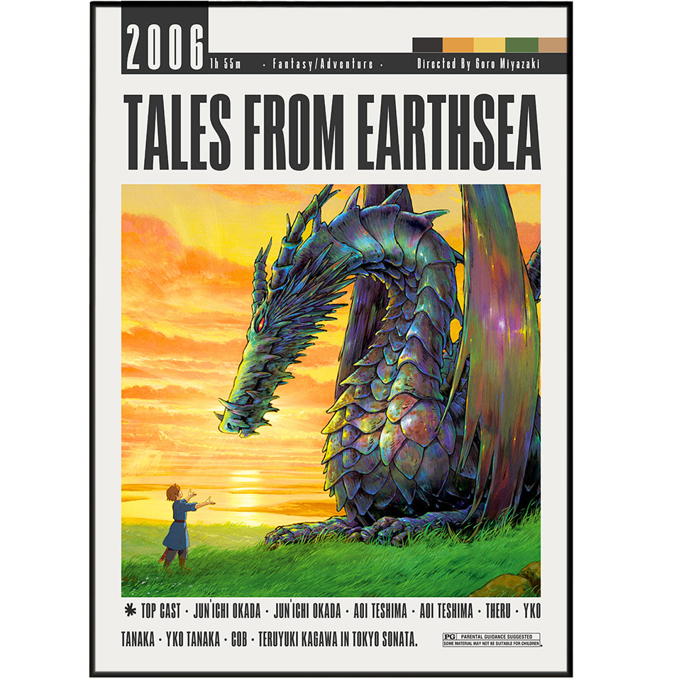 Tales from Earthsea (2006) Anime Poster - 98 Types Studio