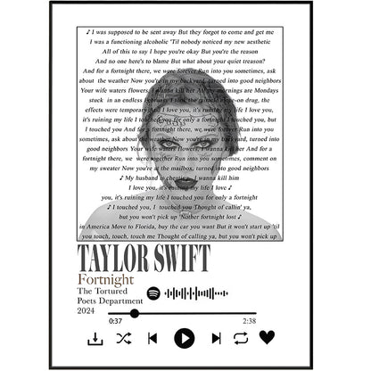 Taylor Swift – Fortnight Poster