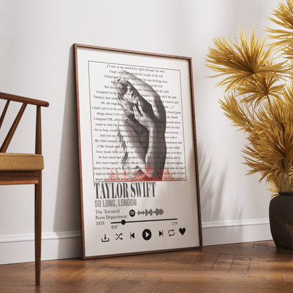 Taylor Swift – So Long, London Poster