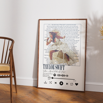 Taylor Swift – Who’s Afraid of Little Old Me? Poster
