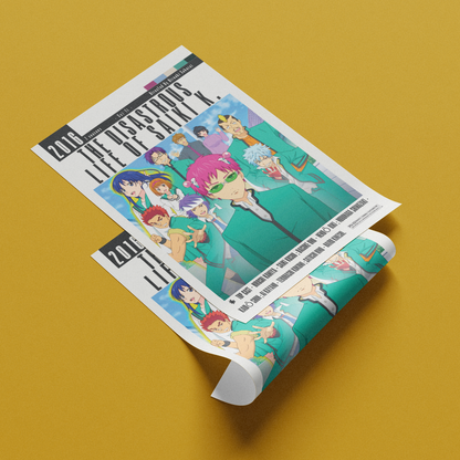 The Disastrous Life of Saiki K. (2016) Poster
