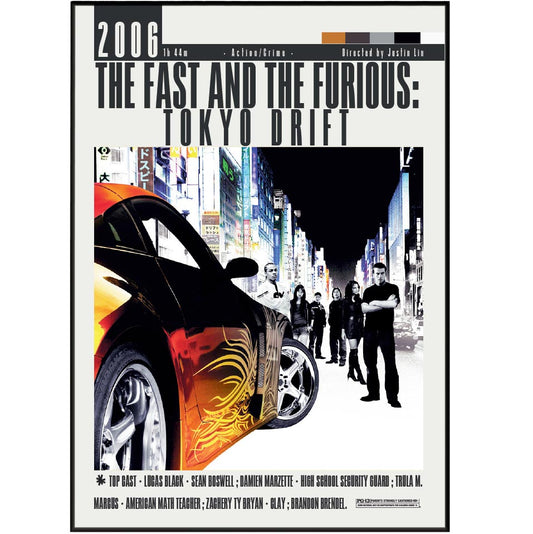 The Fast and the Furious: Tokyo Drift Movie Poster