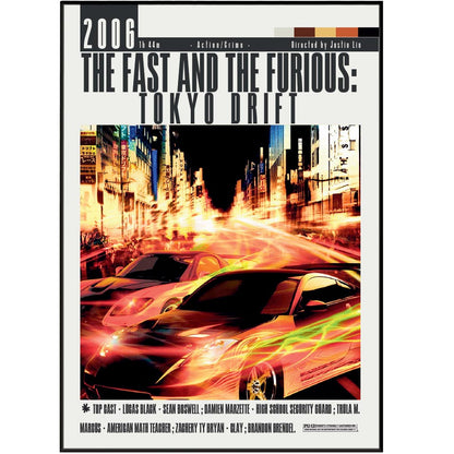 The Fast and the Furious: Tokyo Drift Movie Posters