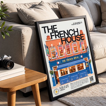 The French House Poster | Soho London Pub Art Print