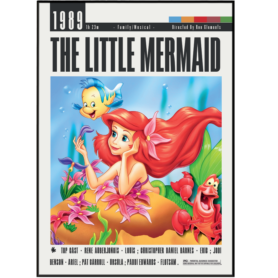 The Little Mermaid (1989) Movie Poster